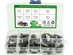 Conjunto De 100 Peças Madeira Industrial Para Montagem Equipamentos, Acessórios De Fixação Semieixos E Para Madeira