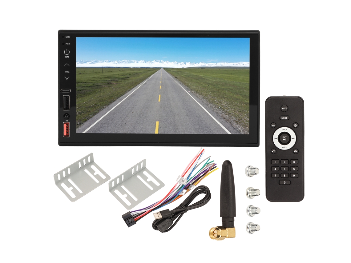 7in Car Mp5 Tela De Toque Capacitiva Link De Espelho Navegação Gps Rádio Estéreo Multifuncional Para Carro
