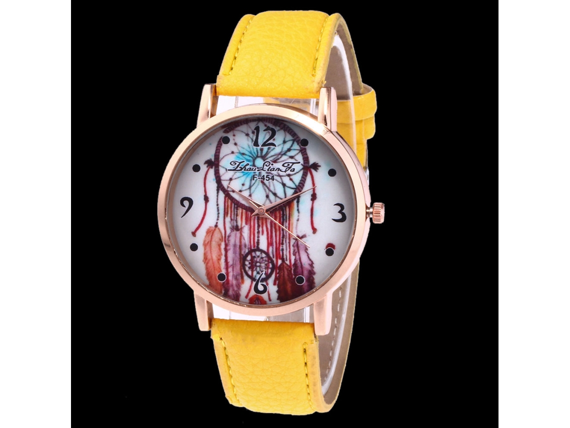 Reloj De Pulsera Empresarial Y De Ocio Elite Con Plumas, Regalo (café)