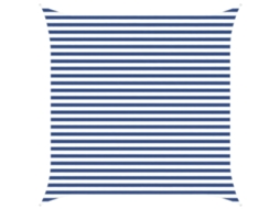 Conjunto 1 Sombra De Sol Vidaxl Azul Poliéster (3,6 X 3,6 M)