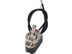 Interruptor De Alavanca Spst 6a 125v Liga Desliga, Pré Cabeado Com Cabo De 60cm Para Aplicações Automotivas E