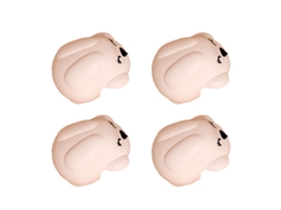 Mali 4pcs Protetor de Canto Silicone Bebê Cartoon Conejo Rosa Segurança Móveis