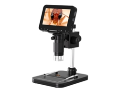 Microscópio com Câmera, Microscópio Digital, Gravador de Vídeo 720p e Lupa para Microscópio BRILVIBERA
