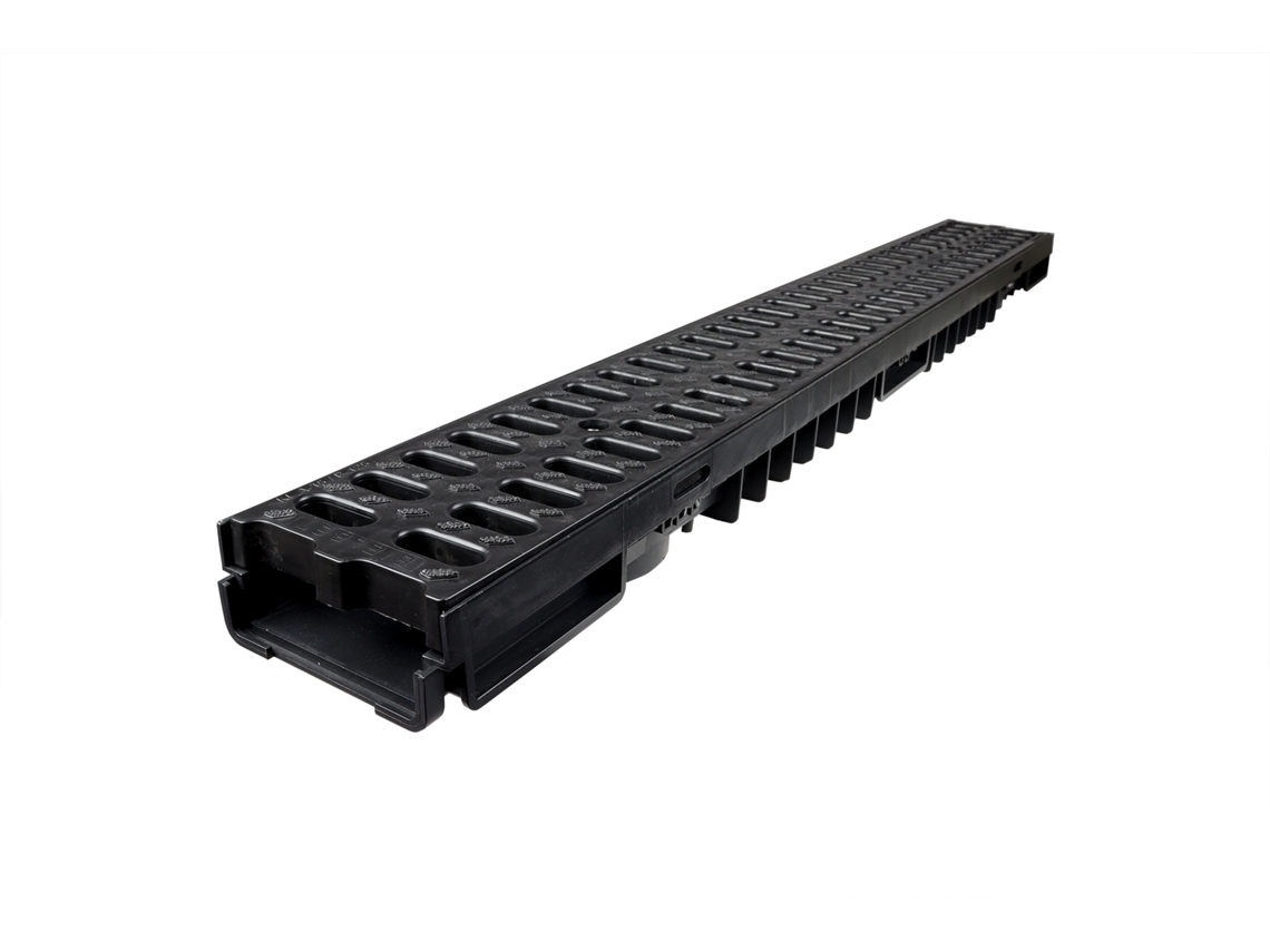 Grelha de Plástico para Canais de Drenagem 1000 X 125 X 55 Mm Por Peça WOVAR