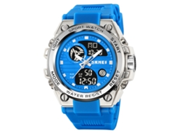 Relógio Masculino Skmei 2031 Multifuncional Dual Display Resistente À Água Cronômetro Luz Noturna