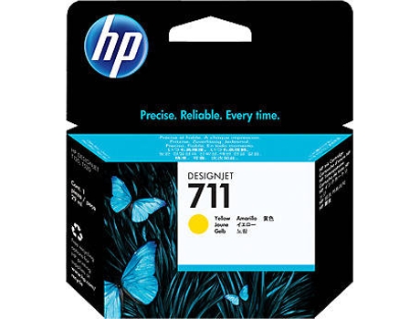 Tinteiro HP 711 29 ml Cz132A Amarelo — Amarelo
