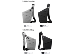 Mochila Transversal Unissex Leve Multifuncional