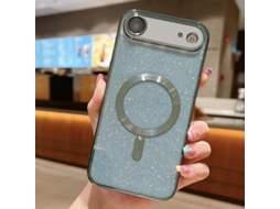 Capa De Tpu Para Iphone Air - Glitter - Acabamento Eletroplástico - Magsafe