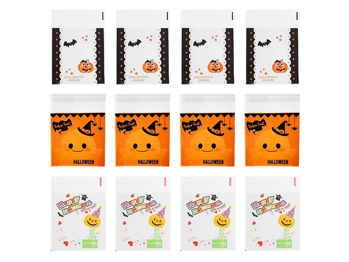 1 Conjunto De Saco De Embalagem Autoadesivo Para Decorações De Halloween Allinless