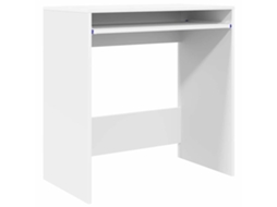 Conjunto 1 Mesa Moderna Vidaxl Branco Derivados De Madeira (77,5 X 43 X 79 Cm)