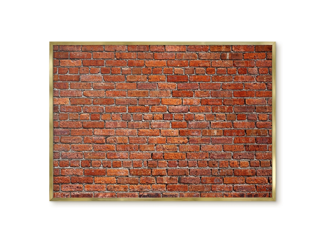 Magnetic Glass Board Brick Wall For The Hall Espelharte (100x70 Cm)
