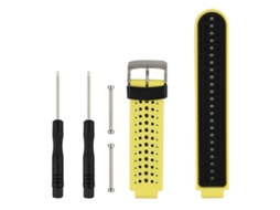 Bracelete para Garmin Forerunner 235 / 220 / 620 / 630 / 230 / 735 Silicone Bicolor com Ferramenta Amarelo e Preto XIAOMOYU
