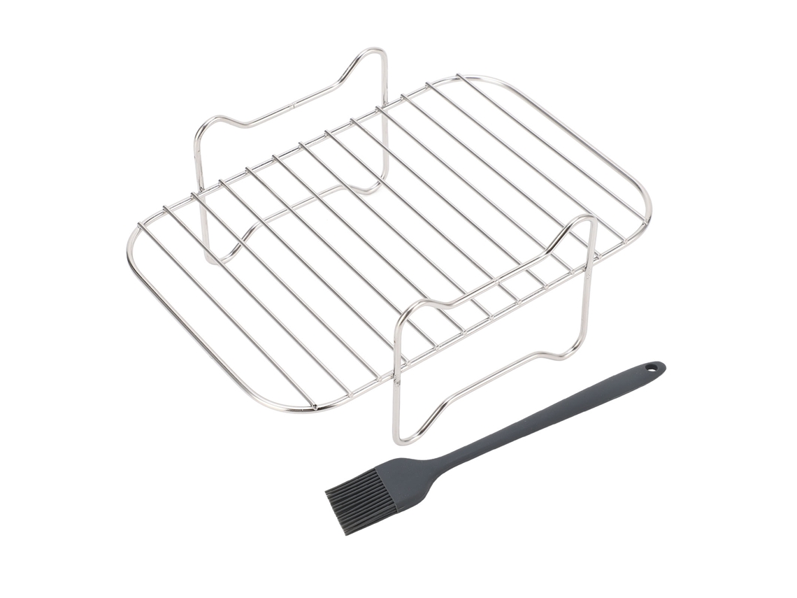 Rack De Fritadeira Inox Multicamadas Compatível Com Ninja Foodi Dz201 401