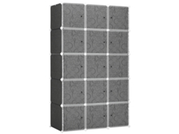 Armário de cubos 2 grandes e 9 pequenos preto+branco BTFORUS