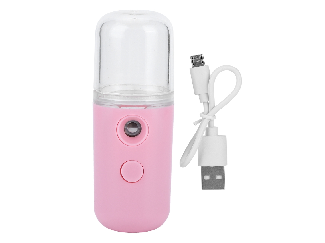 Laxiscreed Vaporizador Facial E Umidificador Portátil Com Nebulização Gélida E Carregamento Usb