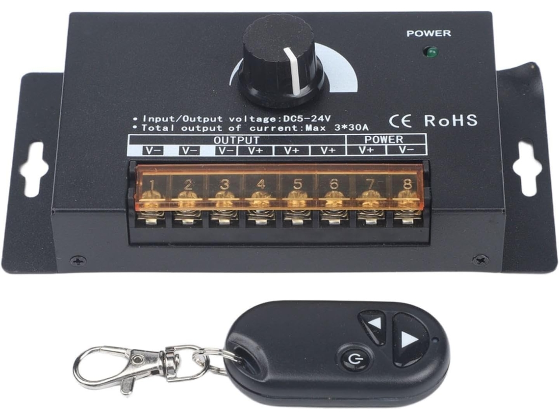 Dimmer Led 90a - V - Comando Rotativo