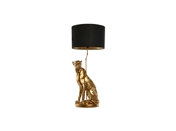 Lâmpada de mesa HOME ESPRIT Preto Dourado 33 x 33 x 78,5 cm