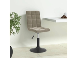 Vidaxl Cadeiras De Jantar Giratórias 6 Pcs Veludo Cinzento-claro