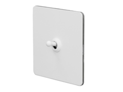 Interruptor Basculante De Parede, Ac250v, Interruptor Basculante Único, Borda Quadrada, Placa De Aço Inoxidável Com Base