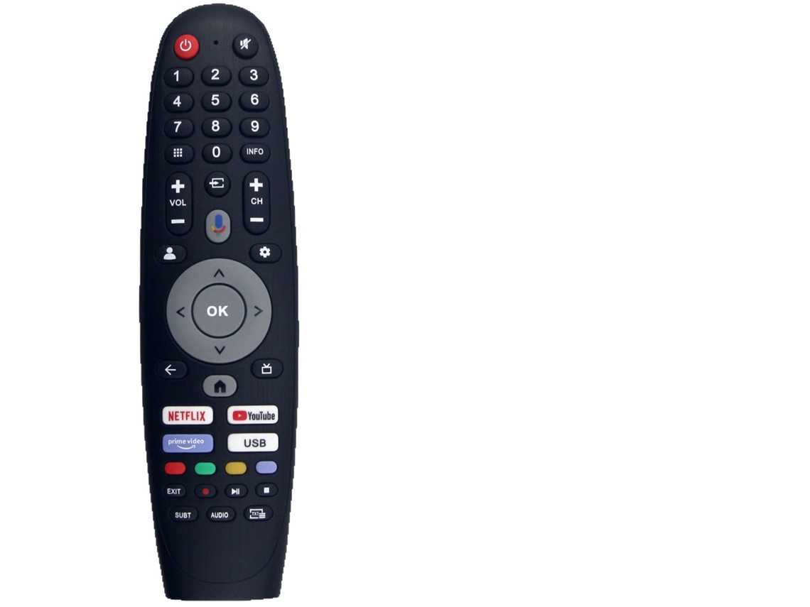 Controle Remoto para TV RCA / BLAUPUNKT / HYUNDAI Rckgntvv007 com comando de voz XIAOMOYU
