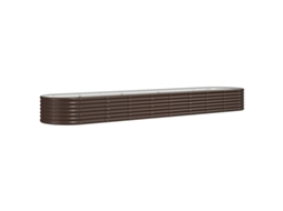 Garden Raised Bed, Garden Raised Beds Vidaxl Marrom Aço (368 X 80 X 36 Cm)