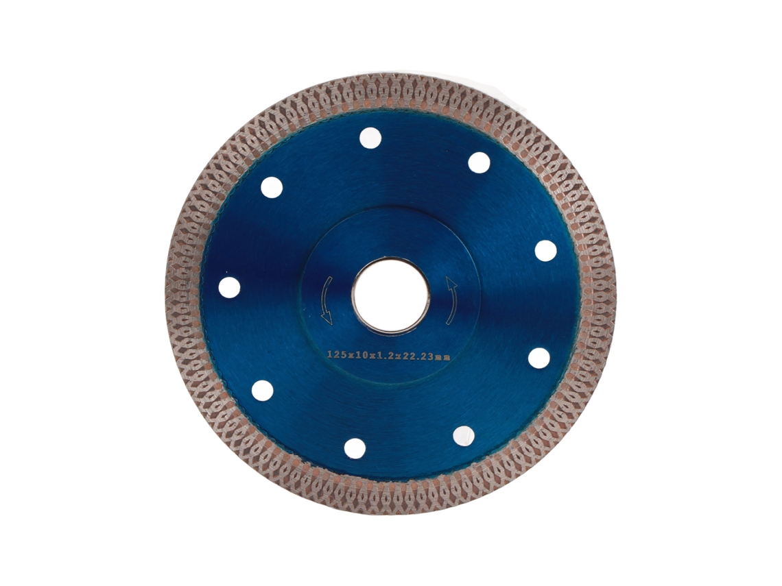 Lâmina De Serra Diamante De Alta Dureza Para Corte Rápido E Preciso Em Cerâmica 125x22.23mm