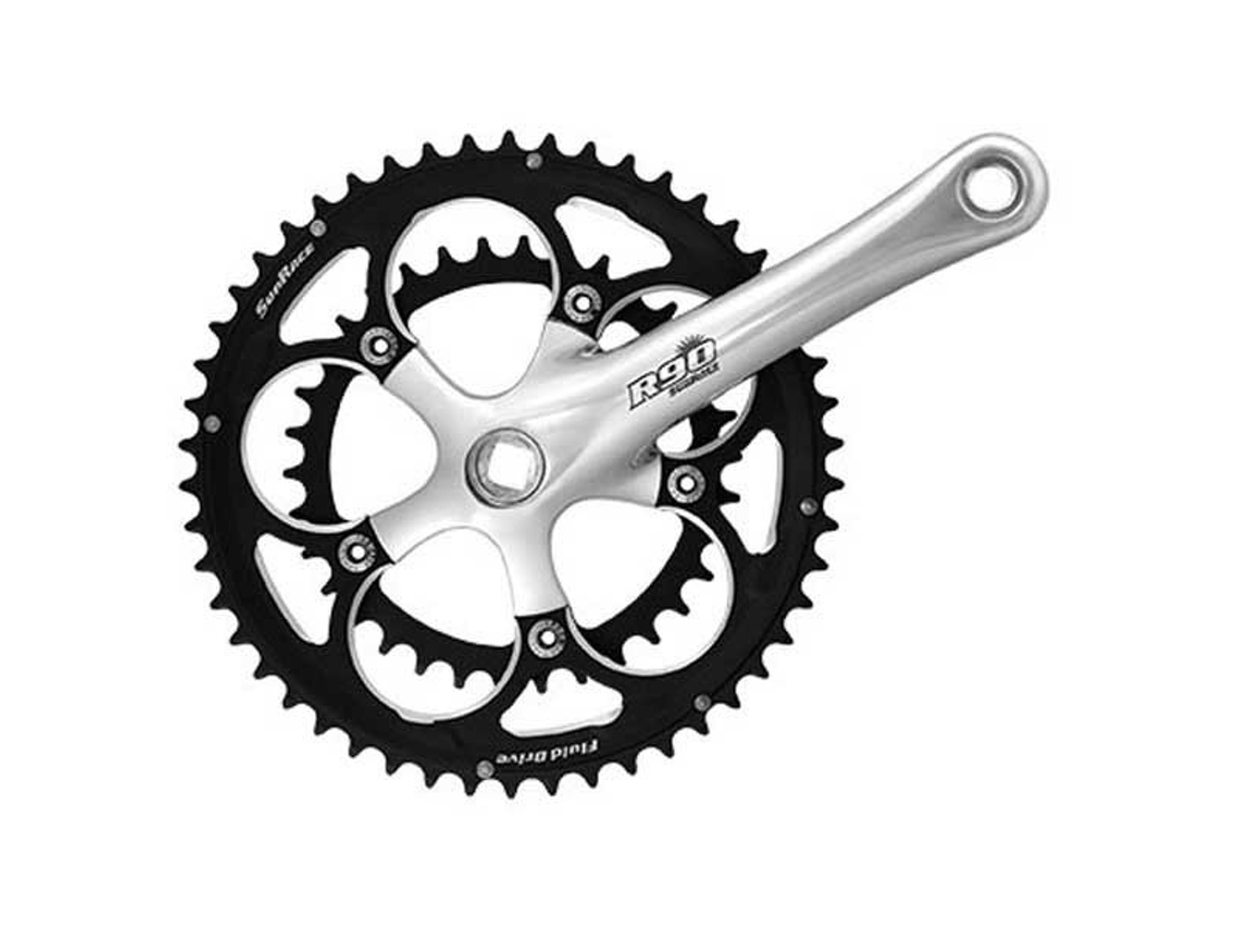 Pedivela Fcr9F Prateado 170 Mm / 50-34Tsunrace