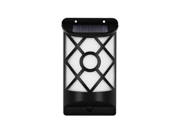 Luz de Chama Solar Luz de Parede de Chama Intermitente Holofotes para Decoração de Paisagem e Jardim Pacote com 1