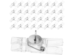 Conjunto De 50 Alfinetes Mola Para Tachinhas, Em Aço E Abs, Com Plano Design E Fáceis De Abrir, Ideais Para Organizar