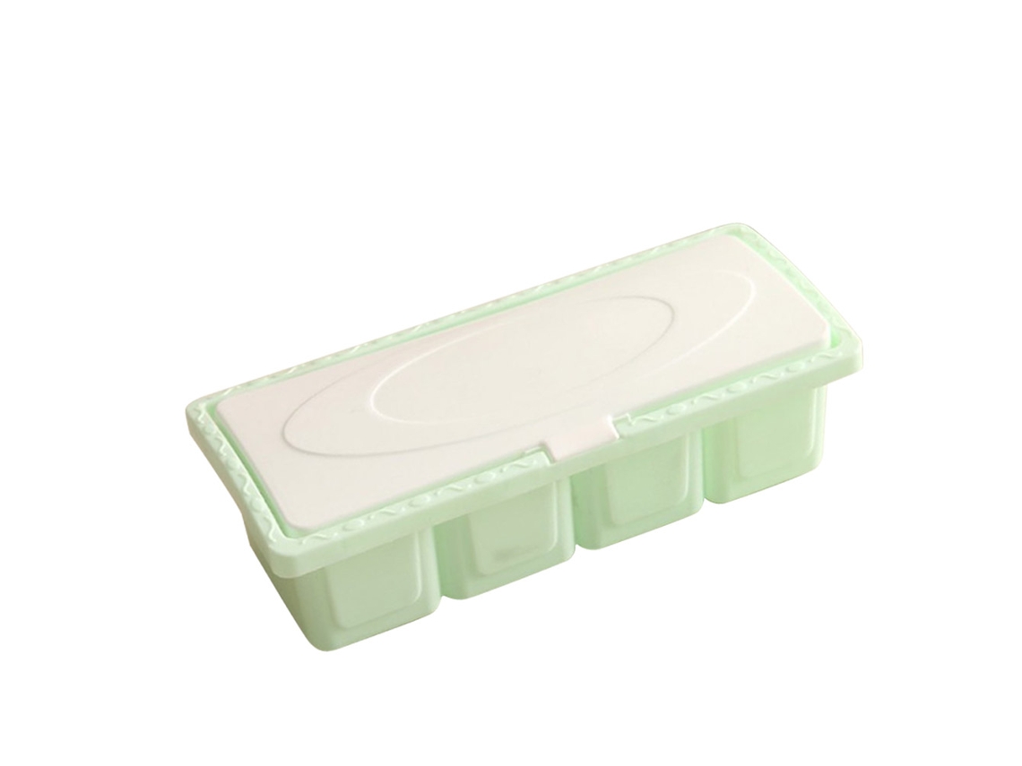 Conjunto de 4 Recipientes de Plástico para Temperos | S/MARCA