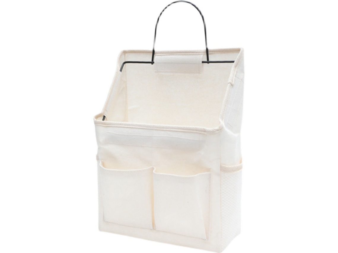 Organizador de Parede/ Porta para Pendurar com Bolsos, Dobrável, Branco BRILVIBERA