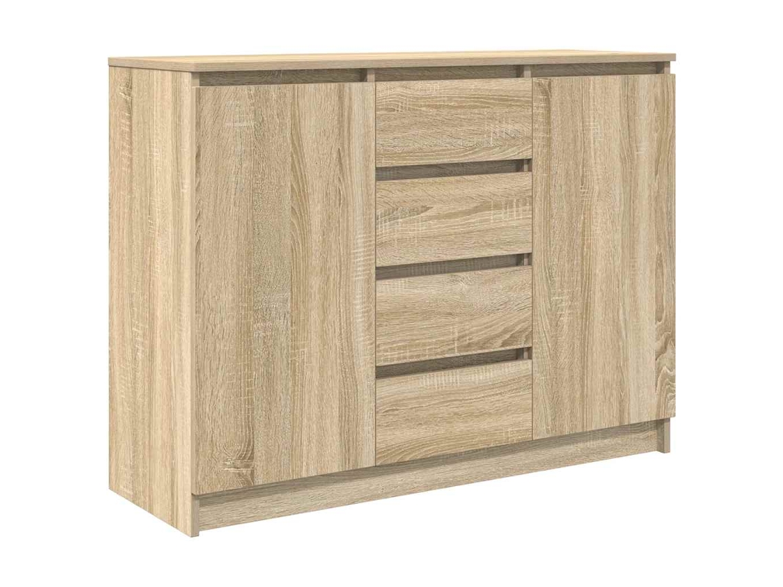 Sideboard, Sideboards Vidaxl Marrom Madeira Processada (n/a)