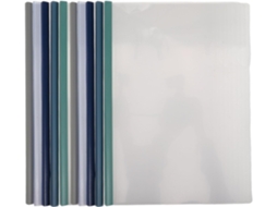 Organizador de Arquivos Jojofuny com 10 Barras e Clipes para Encadeamento, Ideal para Documentos de Mesa e