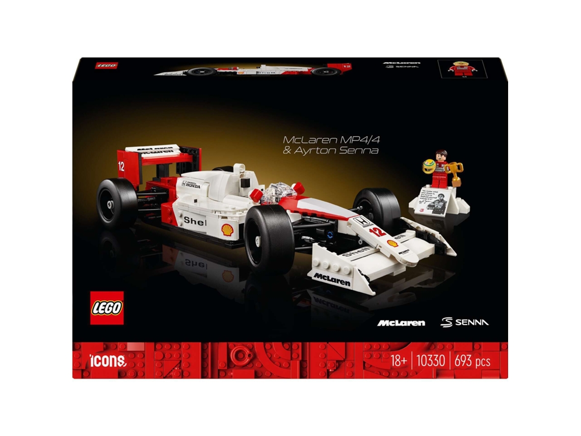 LEGO Icons - Fórmula 1 McLaren MP4/4 e Ayrton Senna - 10330