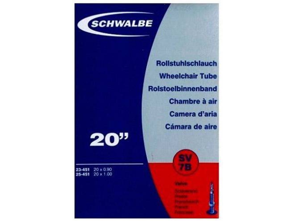 Câmaras de ar SCHWALBE 20 X 0.90/1 Presta (20´´)