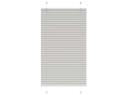 Vidaxl Cinzento Luz Plissada Cega 80x150 Cm Largura Tecido 79,4 Cm