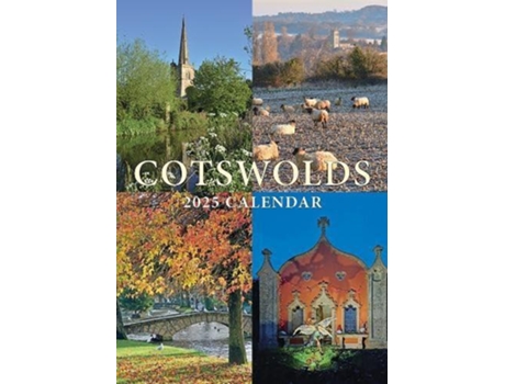 Livro Cotswolds A5 Calendar 2025 de Chris Andrews (Inglês)