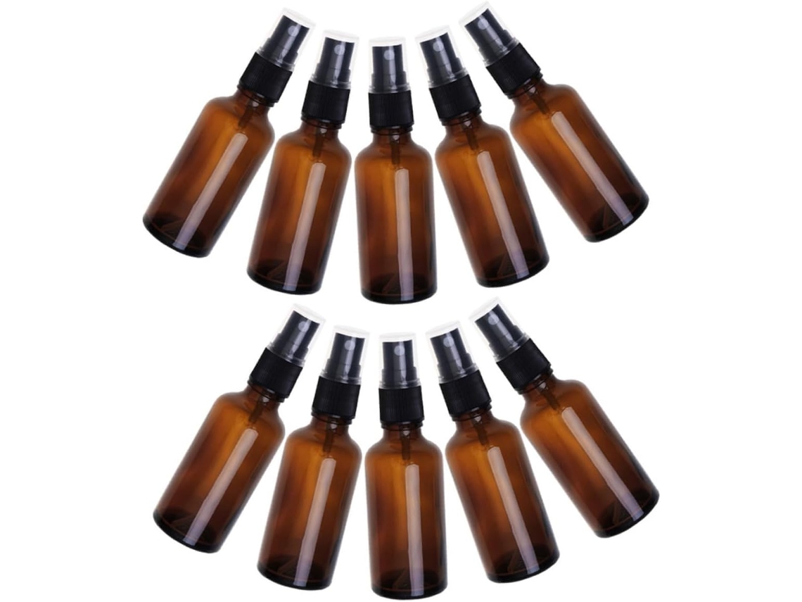 10 Mini Frascos De Perfume Recarregáveis E Portáteis Para Viagem
