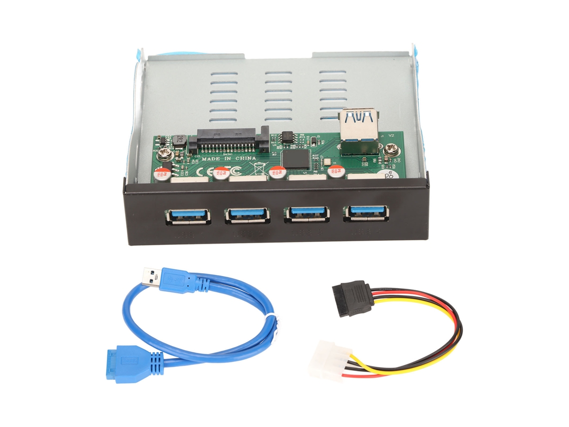 Hub Usb 3.1 Com Painel Frontal, 4 Portas, 10 Gbps, Estação De Acoplamento Para Escritório Brilvibera