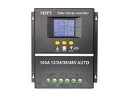 Controlador de Carregamento Solar Mppt 100a para Bateria 12/24/36/48v Lcd Usb Inteligente