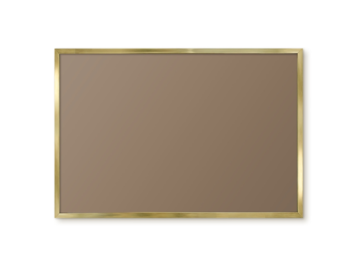 Magnetic Glass Board Brown Color For The Hall Espelharte (60x40 Cm)
