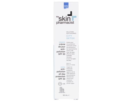 THE SKIN PHARMACIST City Detox Creme de Dia Antipoluição Spf30 50 Ml