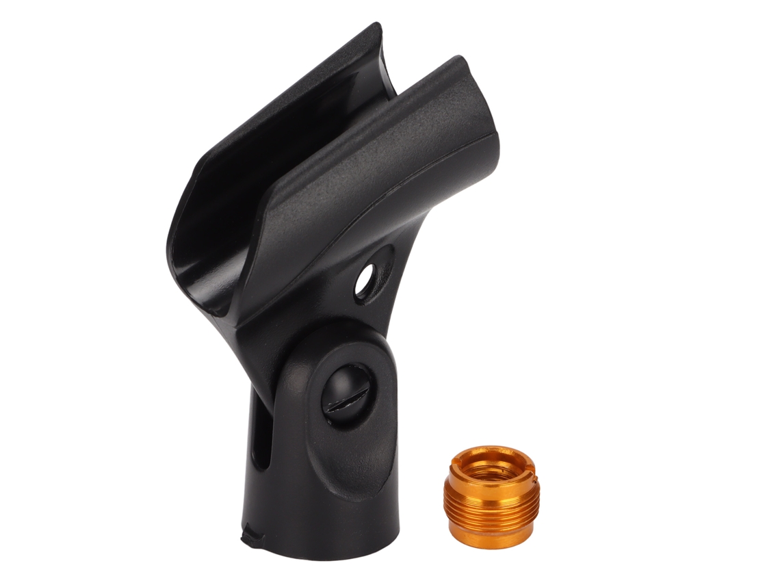 Clip Mali para Microfone com Adaptador de Cobre 5/8"