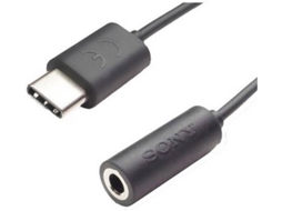 Adaptador SONY 3120821 (Jack 3.5mm - USB-C - Preto)