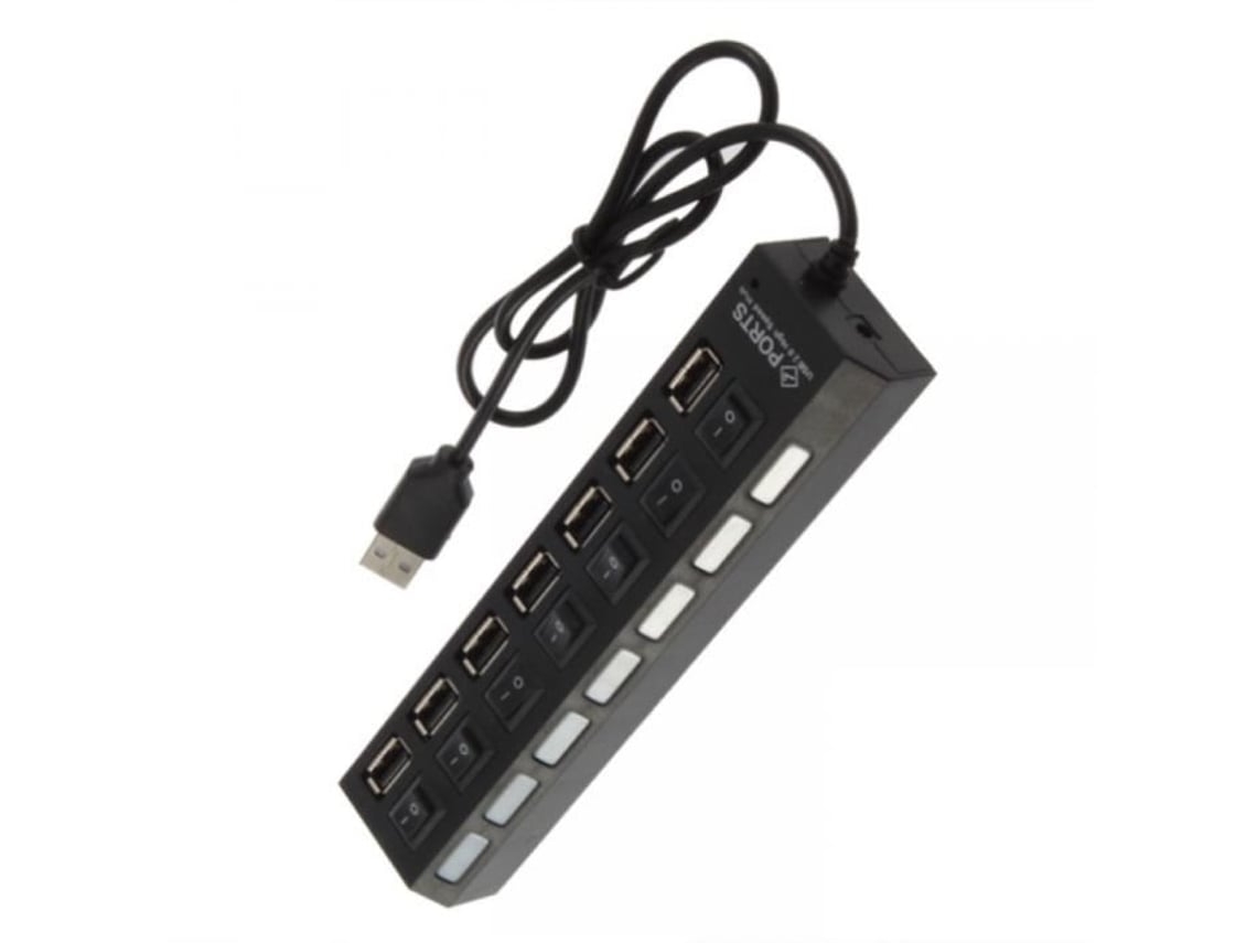 Adaptador Hub USB 2.0 com 7 Portas ZYBLSSBB