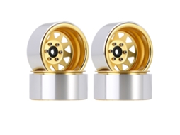 Mali aro de Liga de Alumínio Beadlock 2.2in Hub 4pcs para Trax4 Scx10 90046 Axi03007 Redcat Gen8 Carro Controle Remoto 1/10
