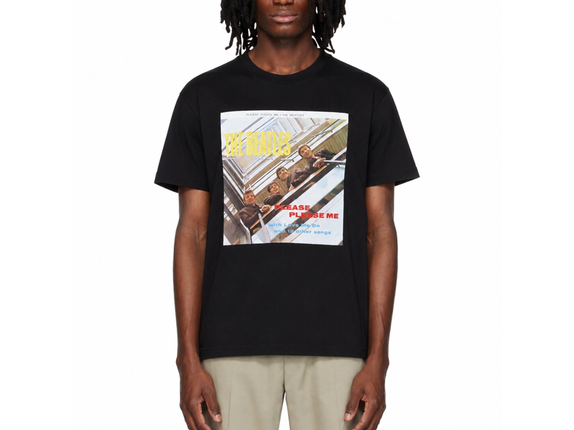 The Beatles Please Please Me Gold T-shirt Unisex Adults Size:l