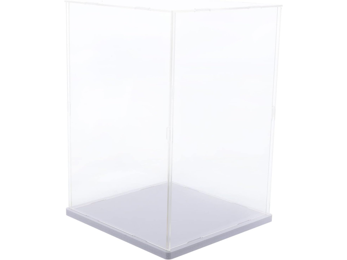 Vitrines Transparentes de Acrílico Stobaza para Figuras e Brinquedos, Caixas Apresentação Casa. 31,50 X 21,70