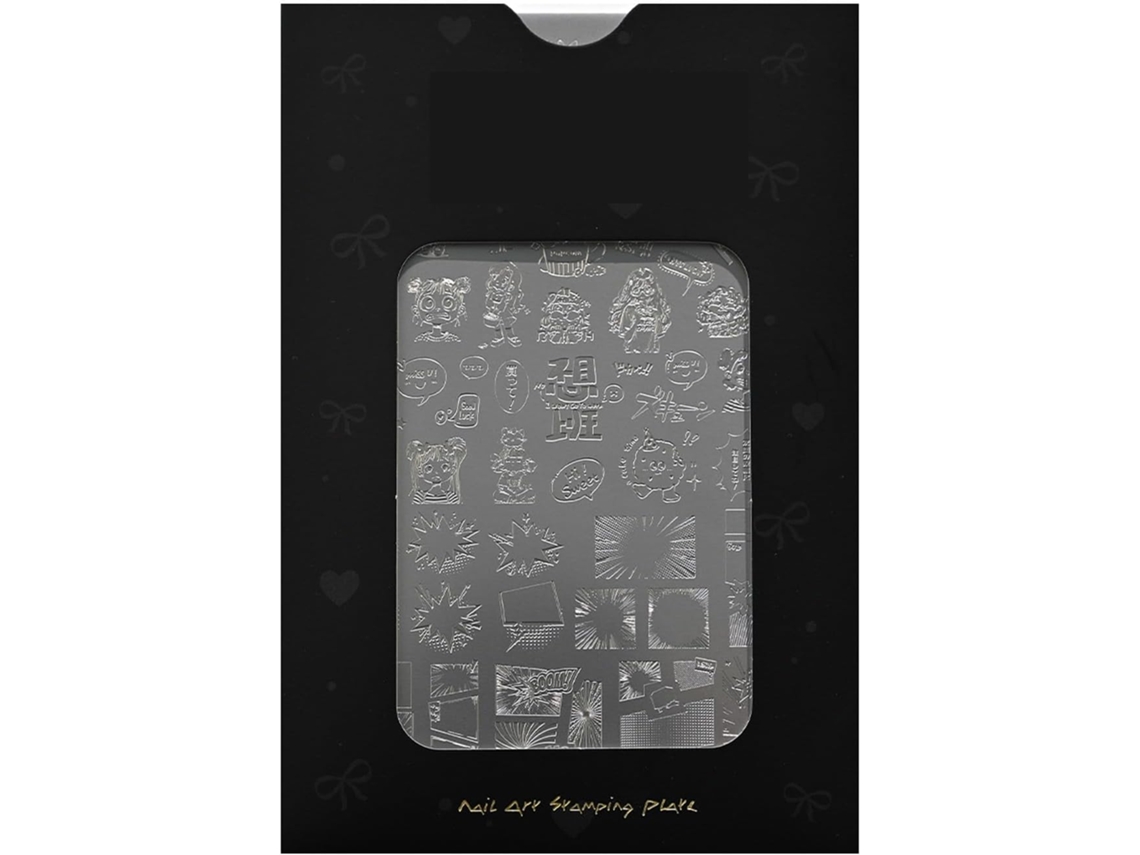 Placa de estampagem em aço inox para unhas SFUSHOS