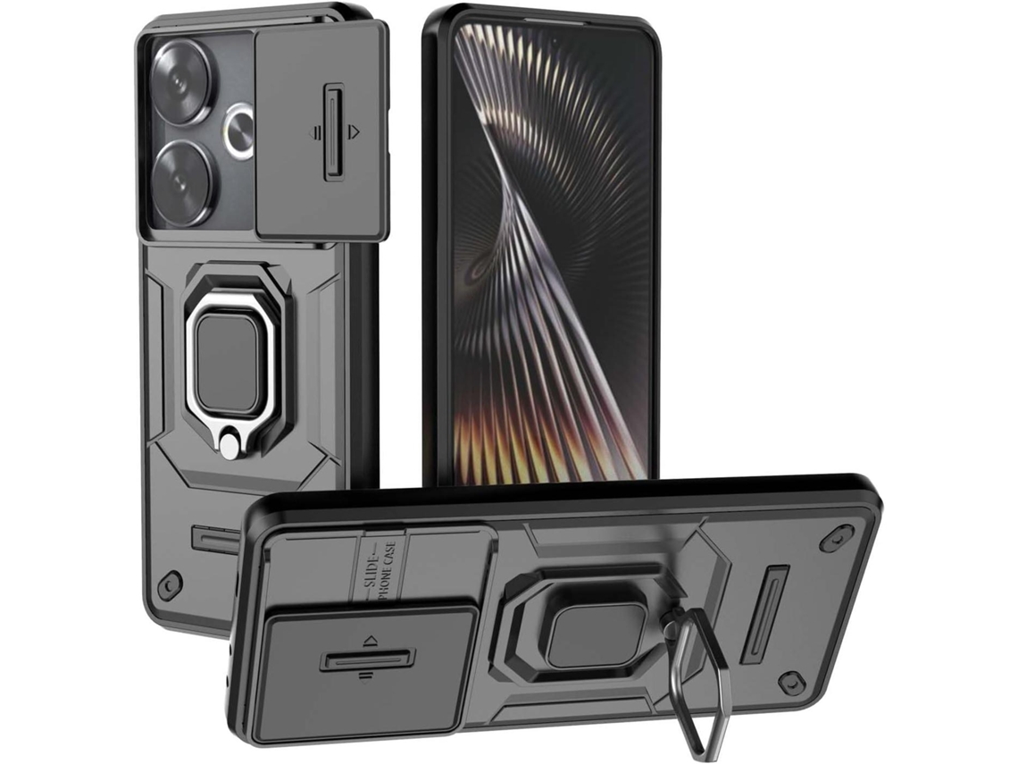 Capa Para Xiaomi Poco F6 / Redmi Turbo 3 (5g) À Prova De Choque Com Anel De Proteção Para Lente Fanpesp Protetor De Tela Para Celularvayotoy